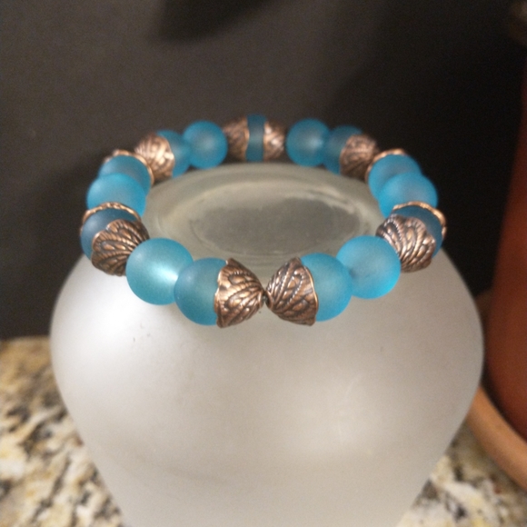 Hand Crafted Jewelry - Hand beaded braceler